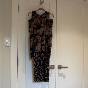 Jean Paul Gaultier tulle Floral Dress